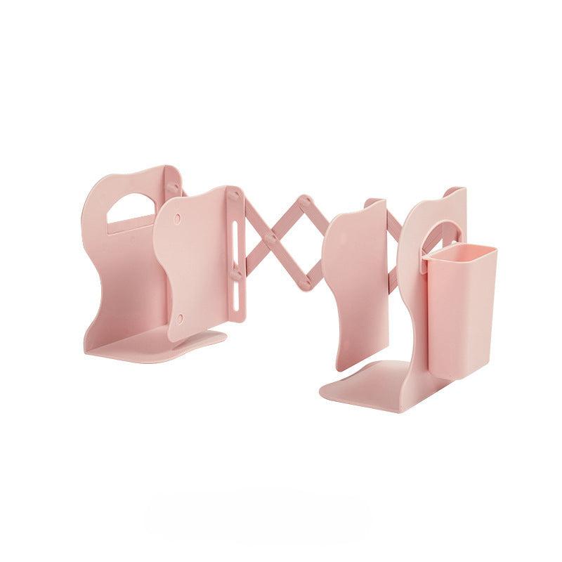 Retractable Desktop Book Stand Storage Creative Stationery Bookend