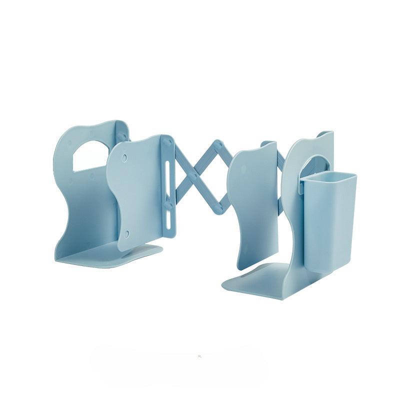 Retractable Desktop Book Stand Storage Creative Stationery Bookend