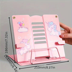 Adjustable Metal Lesson Book Clip Reading Bookshelf