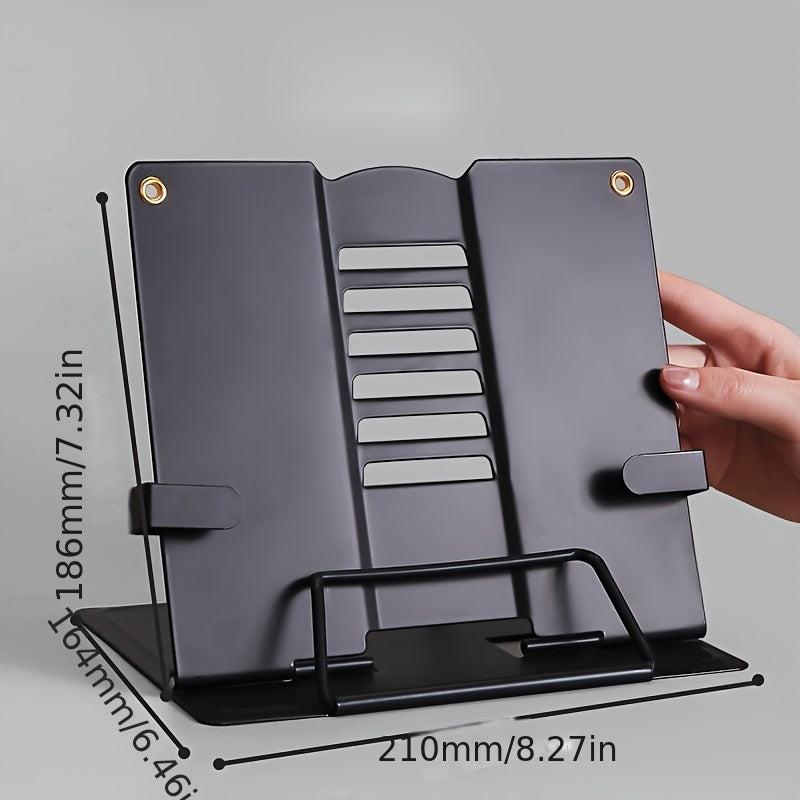 Adjustable Metal Lesson Book Clip Reading Bookshelf