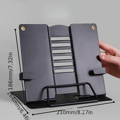 Adjustable Metal Lesson Book Clip Reading Bookshelf