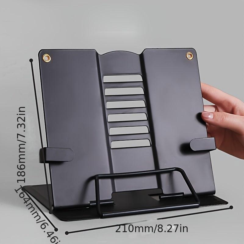 Adjustable Metal Lesson Book Clip Reading Bookshelf