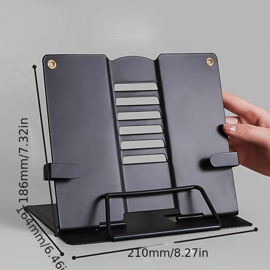 Adjustable Metal Lesson Book Clip Reading Bookshelf