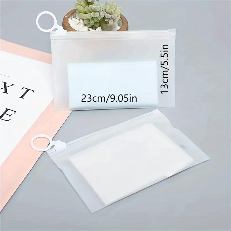 Thick Zipper Bags Stationery Storage Travel Cosmetic Transparent Storage