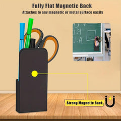 2pcs Magnetic Pen Marker Holders S Size Organizer for Refrigerator Whiteboard