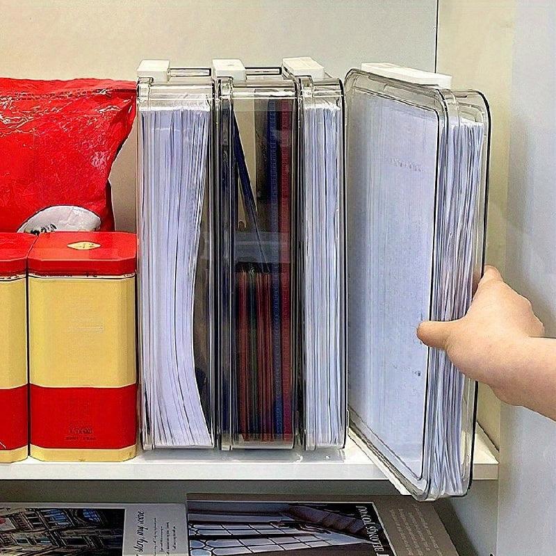Transparent Document Storage Box Household Registration Book A4 Size