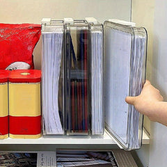 Transparent Document Storage Box Household Registration Book A4 Size