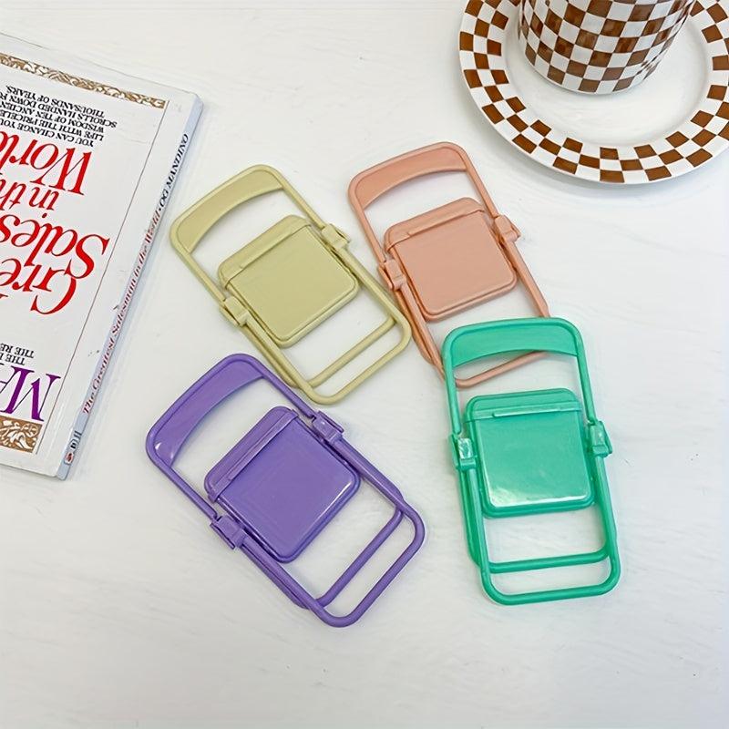 Macaron Stool Foldable Mobile Phone Chair Stand