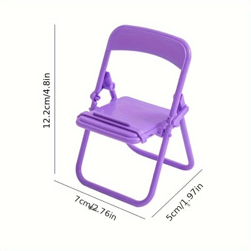 Macaron Stool Foldable Mobile Phone Chair Stand
