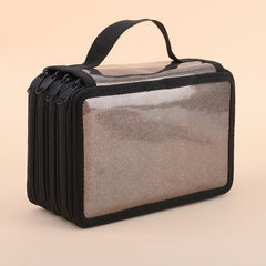 72 Hole Portable Pencil Case with Handle for School & College