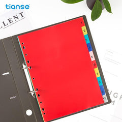 A4 Refill Paper Divider Index 11 Holes 10 Pages for Binders