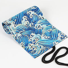Japanese Style Cotton & Linen Pencil Bag 72 Holes Large Capacity