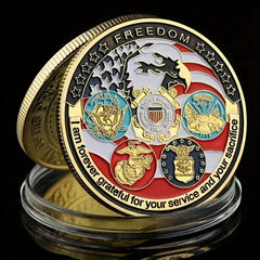 1 Pack Souvenir Collection Gift Coin Gilt Art Seal Coins For Adults And Students
