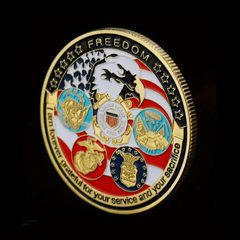 1 Pack Souvenir Collection Gift Coin Gilt Art Seal Coins For Adults And Students