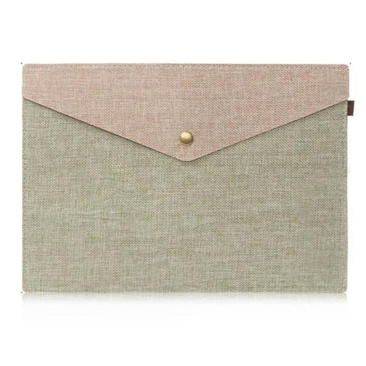 Large Capacity Canvas Stationery Case for Organizing Documents