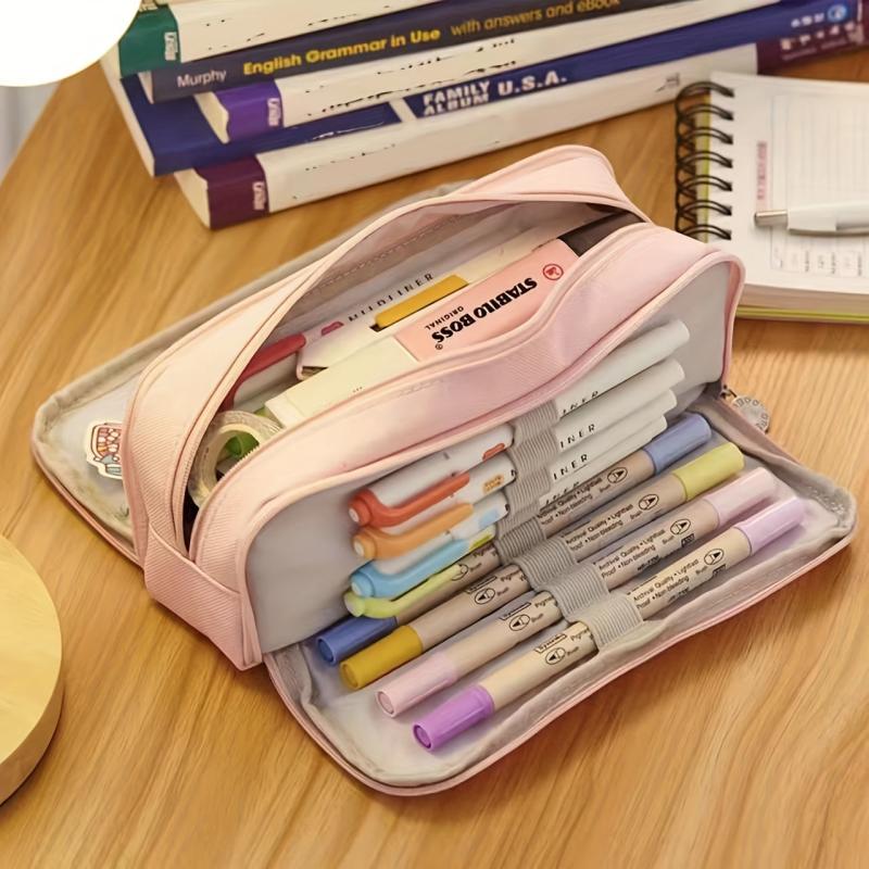 Large Capacity Pencil Case for Students, Multifunctional