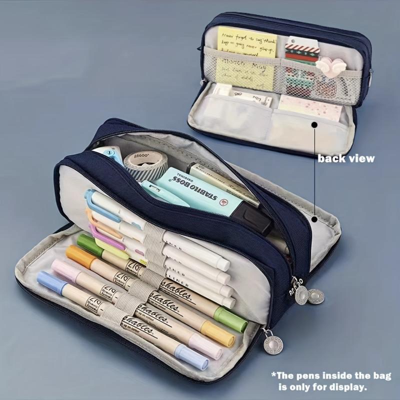 Large Capacity Pencil Case for Students, Multifunctional