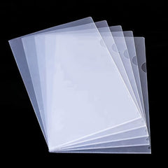 30pcs A4 Document Protection Bags Flat Folder Top & Side Open