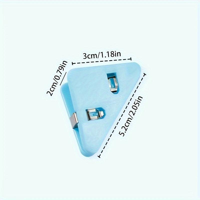 20pcs Triangle Clip Bill Clip for Desk Shelf Office Desktop Organizer