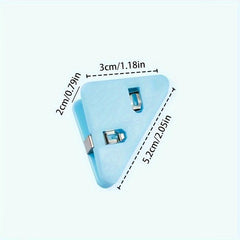 20pcs Triangle Clip Bill Clip for Desk Shelf Office Desktop Organizer