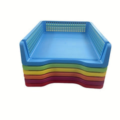 Colorful Narrow Mouth Document Storage Basket