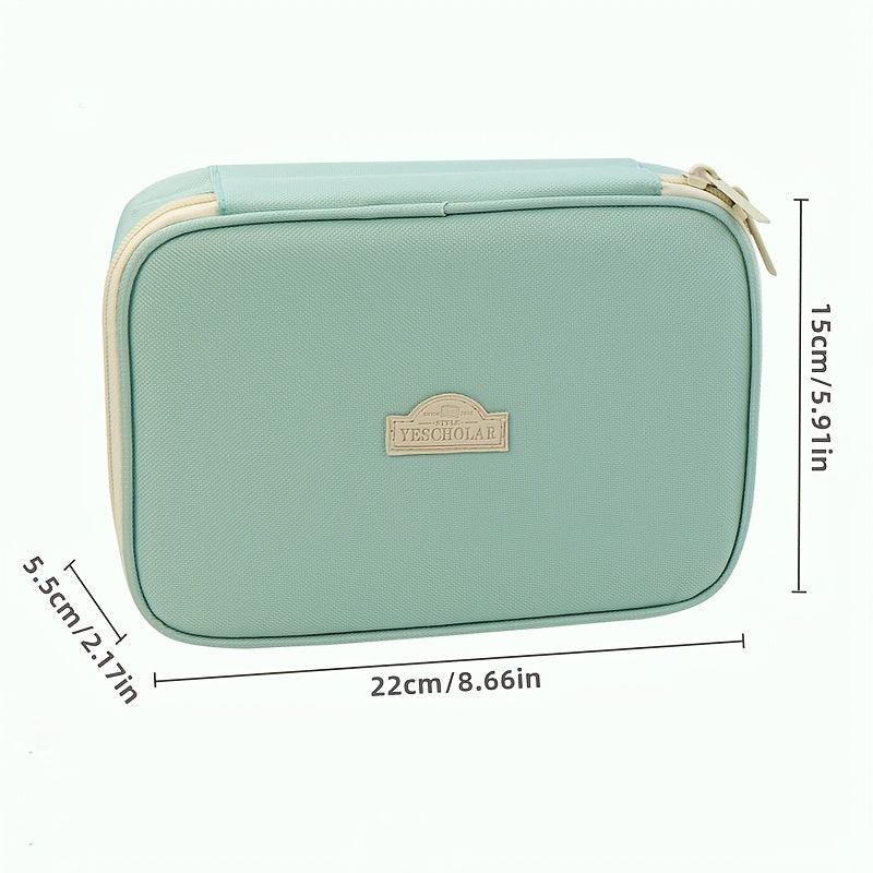 Large Capacity Pencil Case Handheld Stationery Bag for Office School