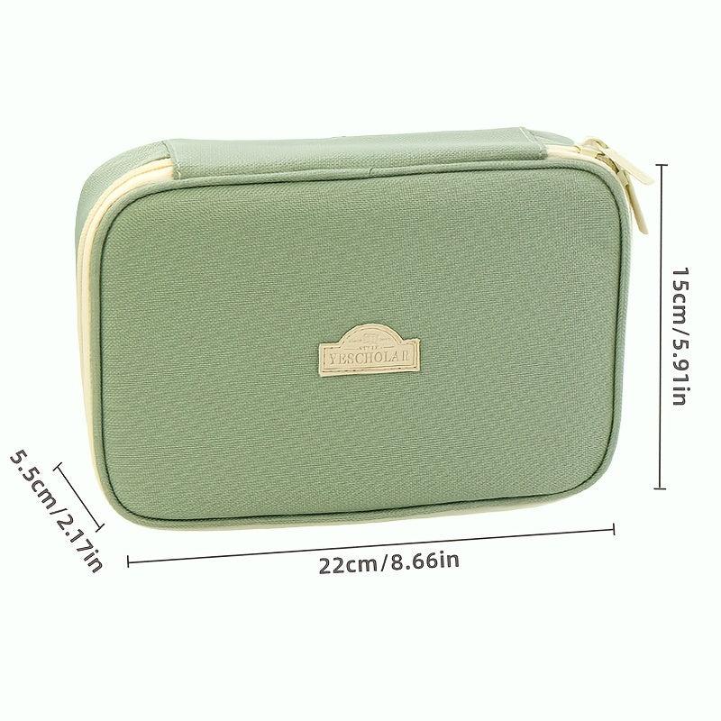 Large Capacity Pencil Case Handheld Stationery Bag for Office School