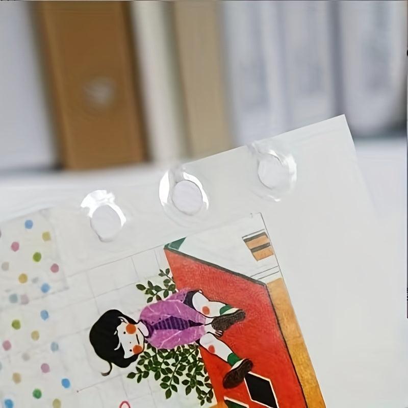 Adhesive Hole Reinforcement Stickers for Loose Leaf Books