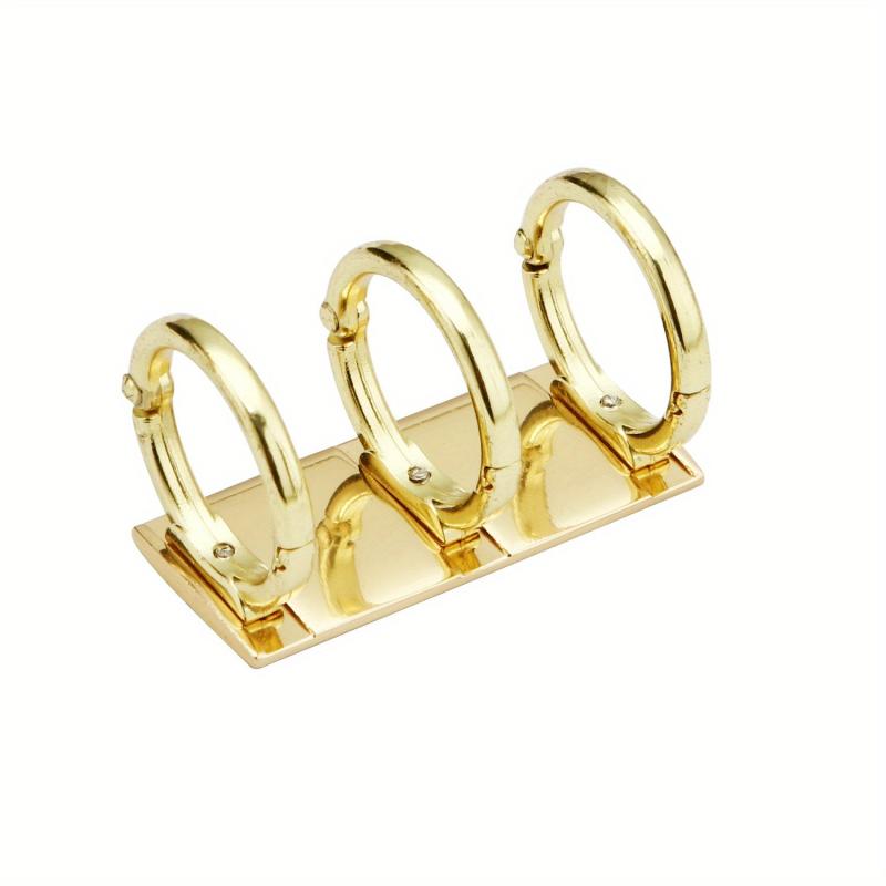 Golden 3 Rings Loose Leaf Notebook Ring Binder Kit
