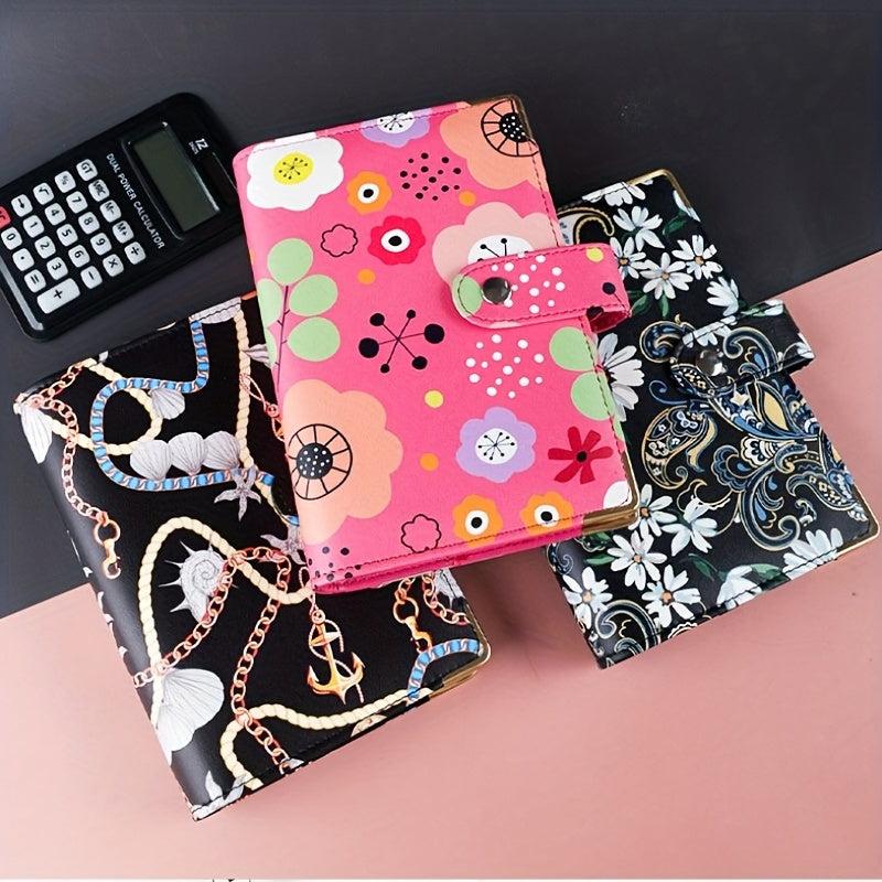 Leather Journal & Budget Planner A6 Binder Loose Leaf Ring Binder Cash Dairy Not