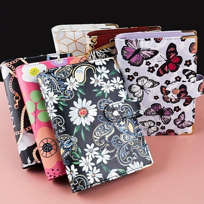 Leather Journal & Budget Planner A6 Binder Loose Leaf Ring Binder Cash Dairy Not
