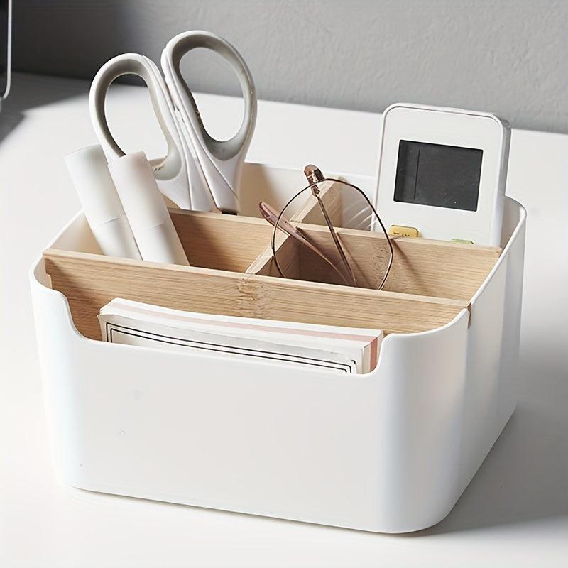 Desk Organizer Pen & Pencil Holder Desktop Caddy With 8 Compartments