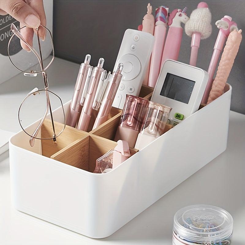 Desk Organizer Pen & Pencil Holder Desktop Caddy With 8 Compartments