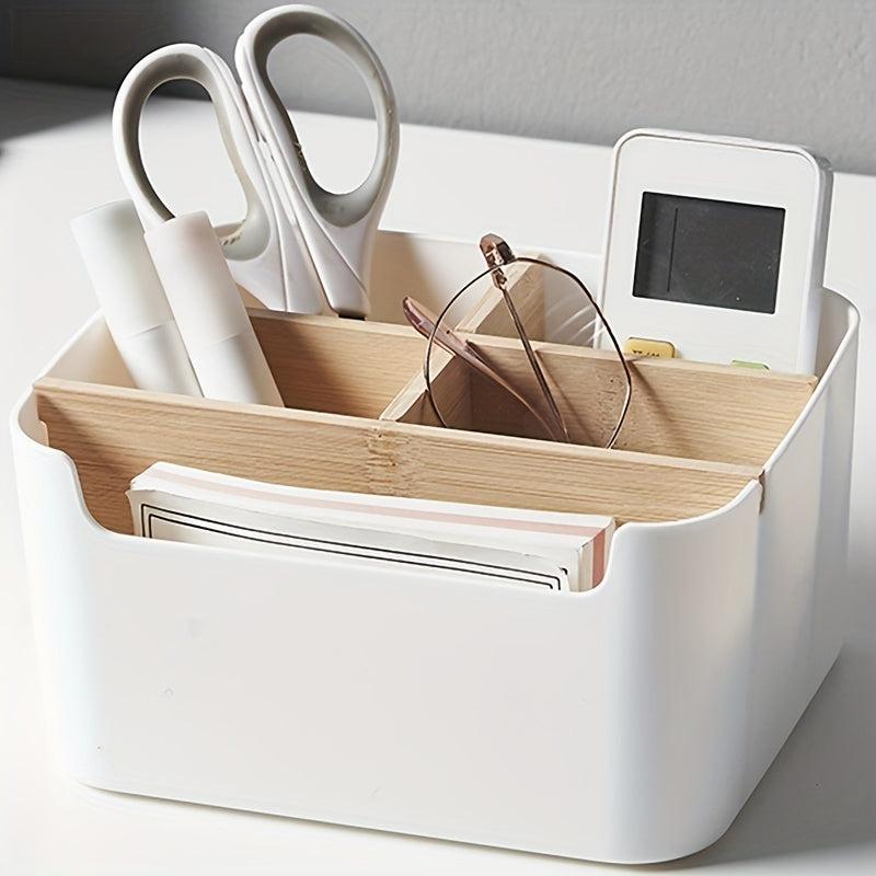 Desk Organizer Pen & Pencil Holder Desktop Caddy With 8 Compartments