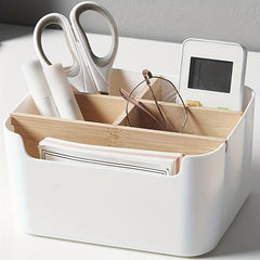 Desk Organizer Pen & Pencil Holder Desktop Caddy With 8 Compartments