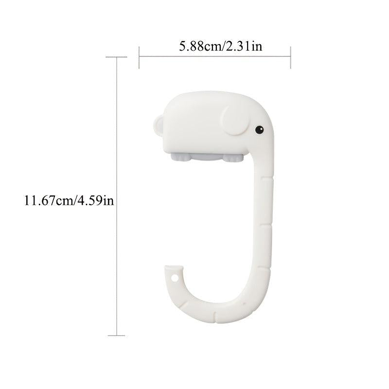 MOHAMM 2pcs Hanging Desk Hook For Student Schoolbag Punch Organizer