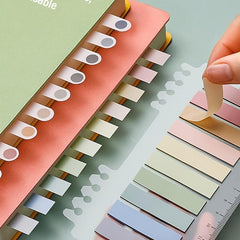 200pcs Morandi Index Sticky Notes Scheduler Paper Stickers