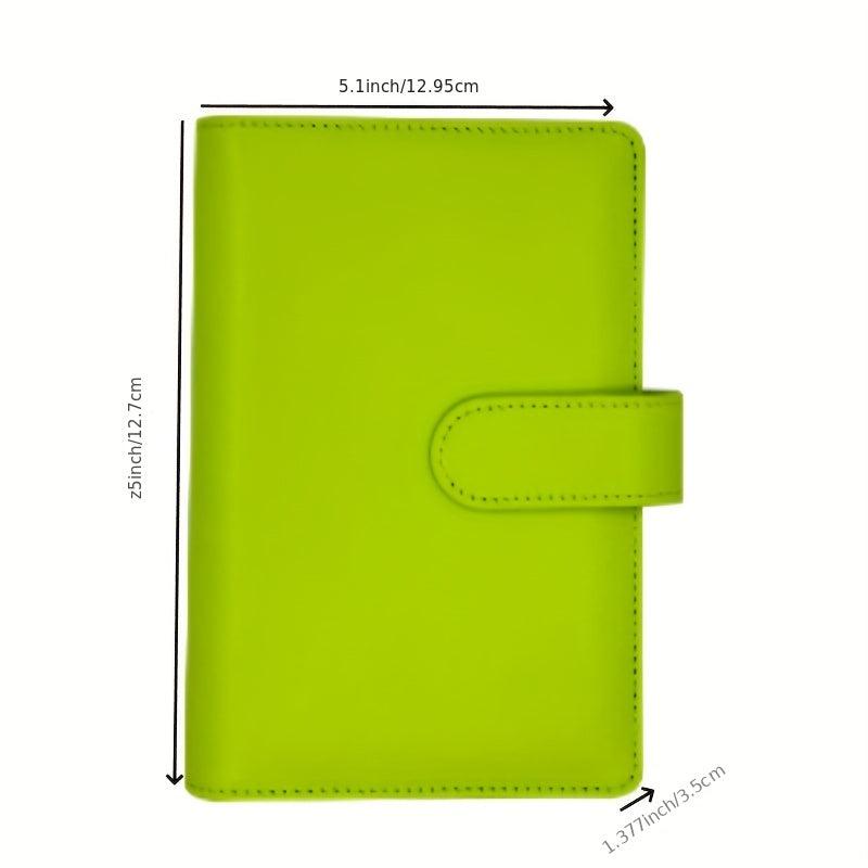 Faux Leather A6 Budget Planner Binder with Cash Envelopes & Expense Budget