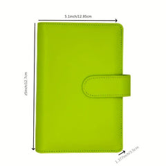 Faux Leather A6 Budget Planner Binder with Cash Envelopes & Expense Budget