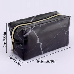 Marble Texture Student Pen Case Large Capacity Pencil Case