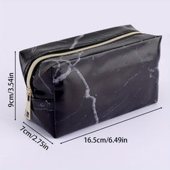 Marble Texture Student Pen Case Large Capacity Pencil Case