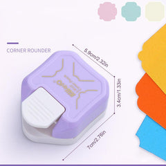 Portable Hole Puncher 3in1 Corner Cutter