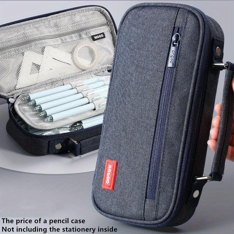 Large Capacity Pencil Case School Supplies Office Desk Storage Bag Students Pen