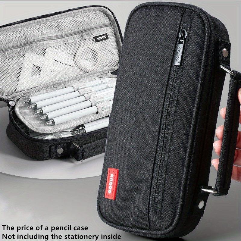 Large Capacity Pencil Case School Supplies Office Desk Storage Bag Students Pen