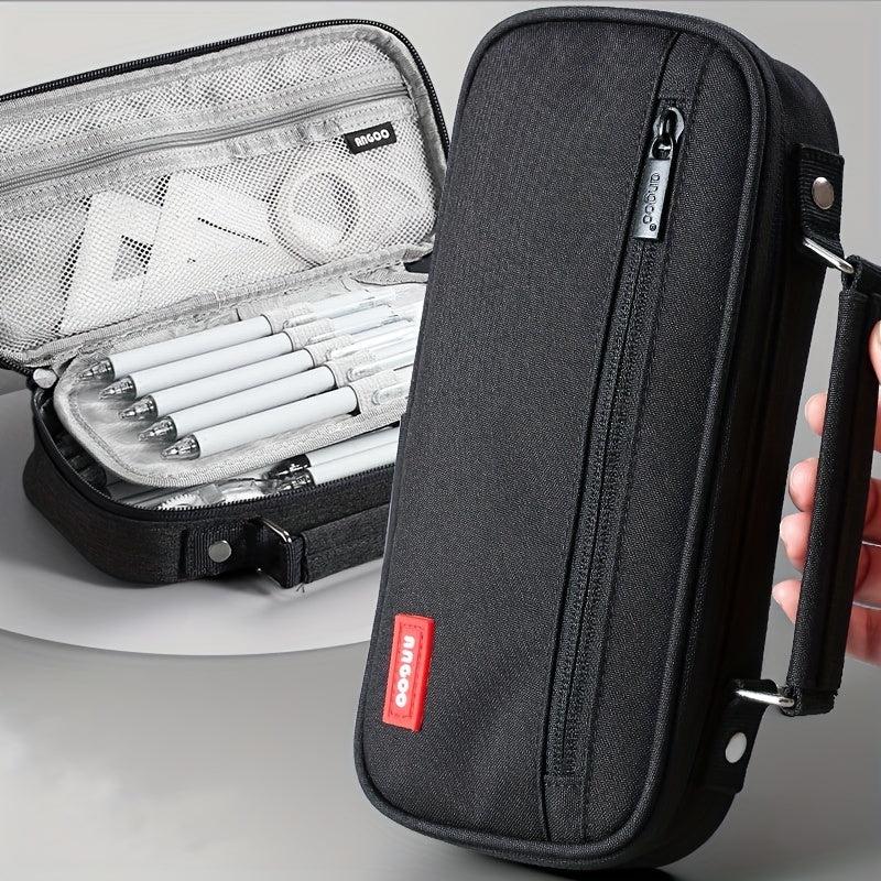 Large Capacity Pencil Case School Supplies Office Desk Storage Bag Students Pen