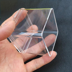 Acrylic Storage Box for Office Supplies with Cover