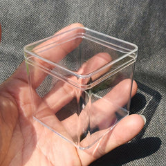 Acrylic Storage Box for Office Supplies with Cover