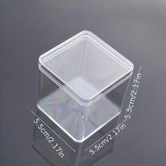 Acrylic Storage Box for Office Supplies with Cover