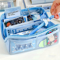 Large Capacity Stationery Bag for Office School Youth Men Women