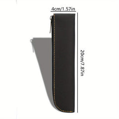 Leather Pencil Case Stationery Storage Bag For Students